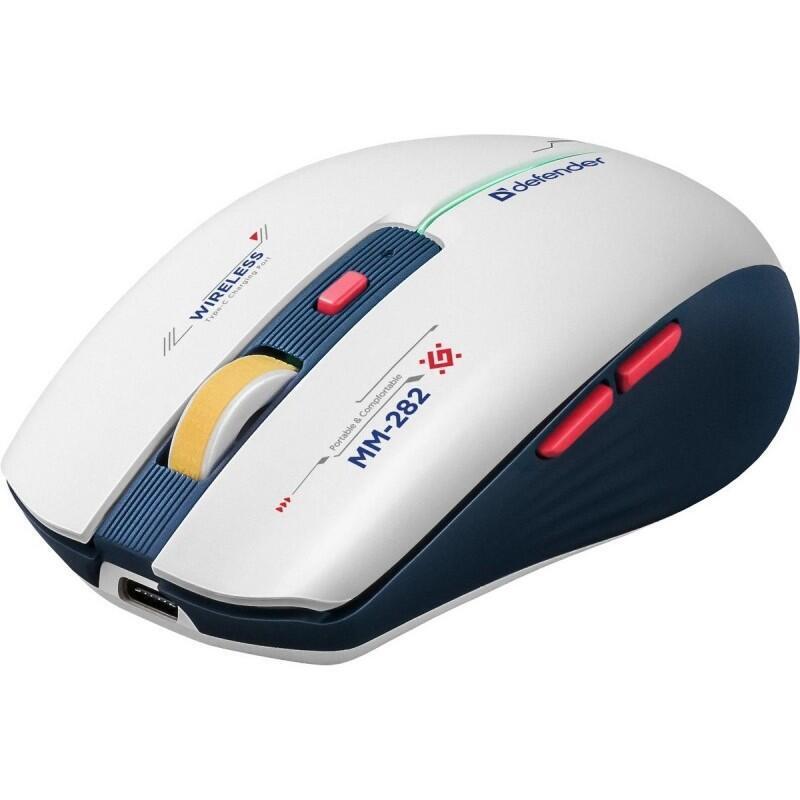 Ratón Inalámbrico Para Juegos Dila Mm-282 Rf, 1800 Dpi, 6 Pines