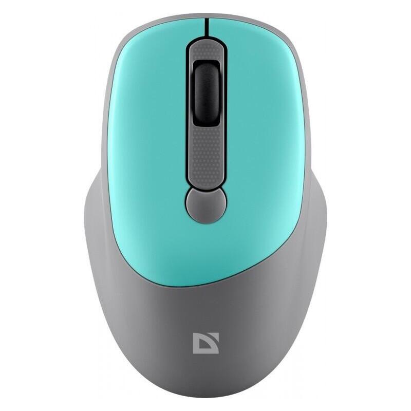 Ratón Inalámbrico Silent Click Feam Mm-296 Rf 1600 Dpi Menta