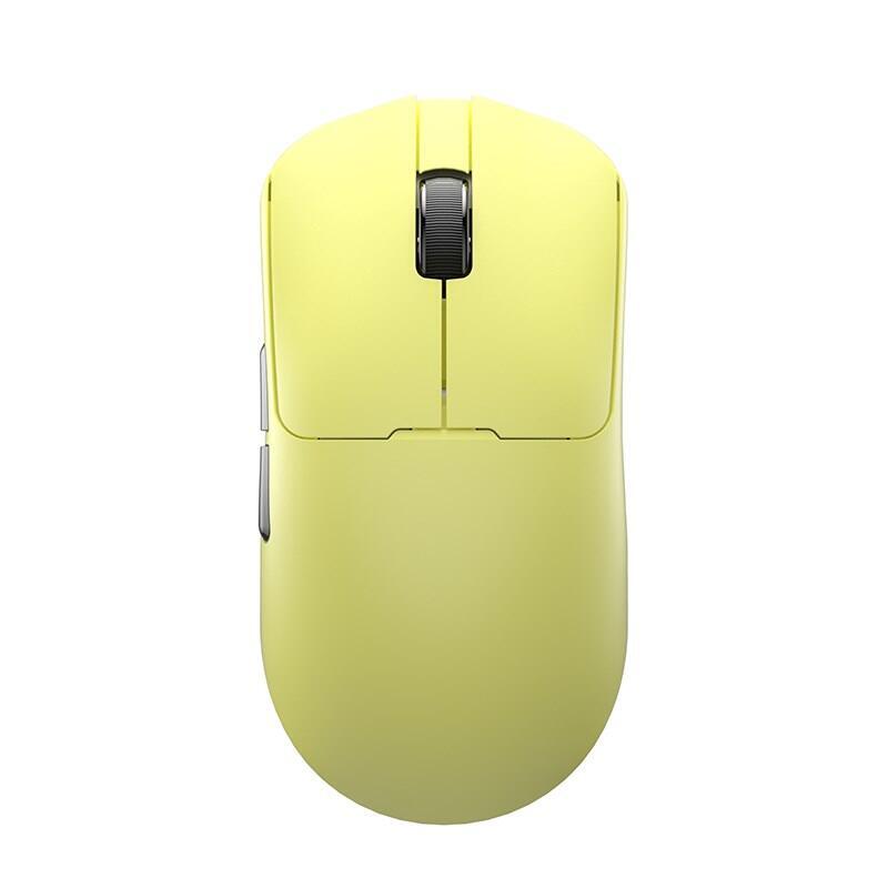 Ratón Leobog Gm3 Yellow Con Base De Carga
