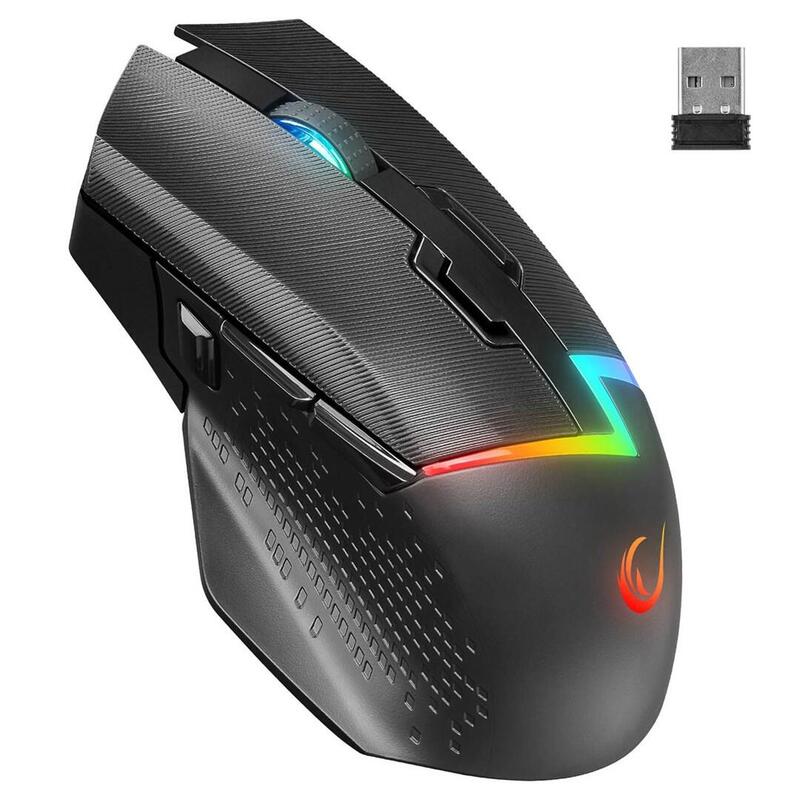 Ratón Rampage Inalámbrico Drop M3 V2 24 000 Dpi Negro