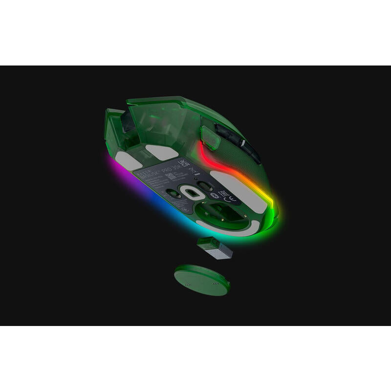 Ratón Razer Basilisk V3 Pro 35k Juego Mano Derecha Rf Wireless + Bluetooth + Usb Type-A Óptico 35000 Dpi