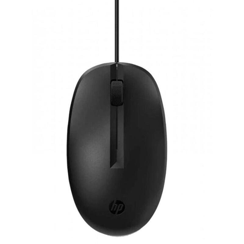 Raton Reacondicionado Hp 125 M27537-001 Tpa-P001m Negro Usb Con Cable 1 Año De Garantia