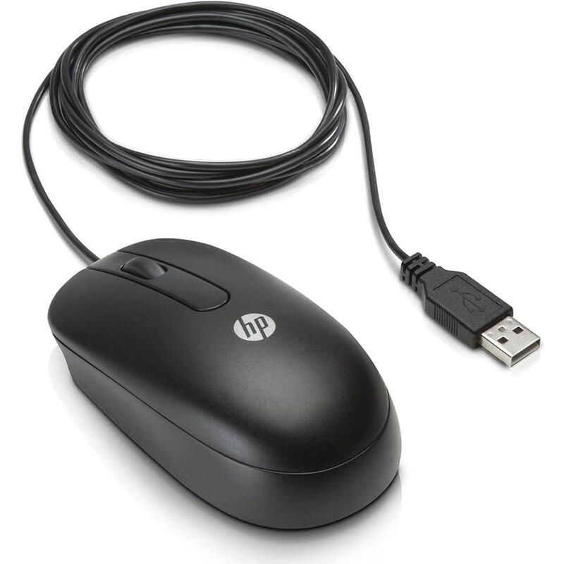Raton Reacondicionado Hp Sm-2022 672662-001 Negro Usb Con Cable 1 Año De Garantia