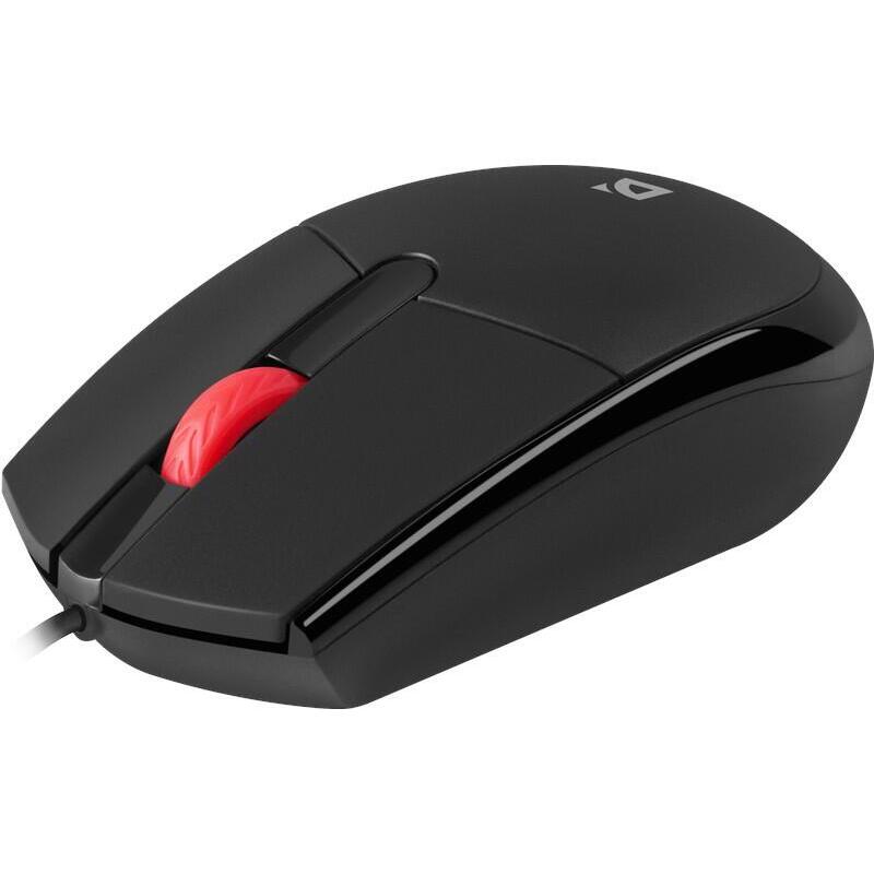 Mysz Przewodowa Defender Delta Mm-523 1000dpi Bezklikowa Silent