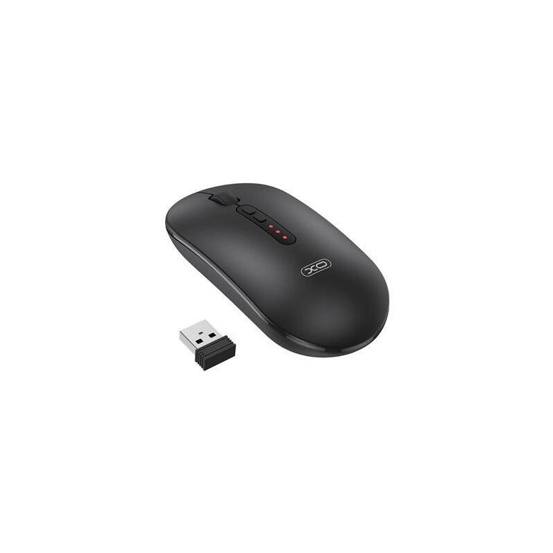 Xo M13 Raton Inalambrico - Bluetooth Y Rf 2.4ghz - 1600dpi - Negro