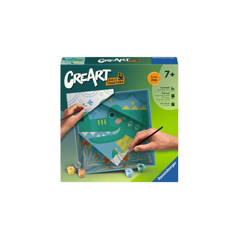 Ravensburger Creart Do It Together - Crocodile, Paint 25865