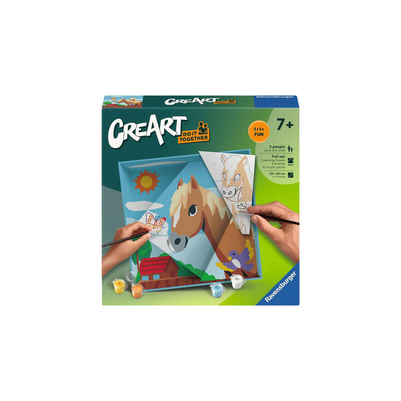 Ravensburger Creart Do It Together - Horses, Pintura 25868