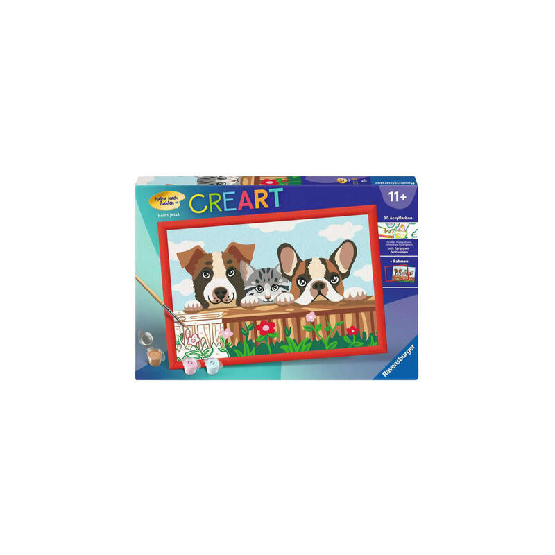 Ravensburger Creart - Perros Y Gatos, Pintura 23855