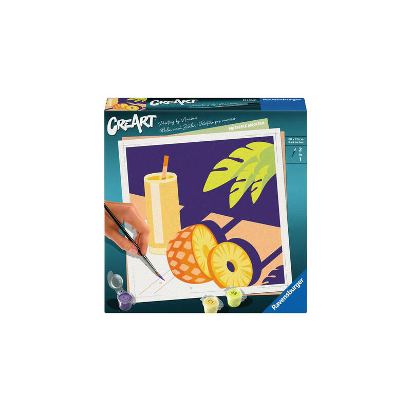 Ravensburger Creart - Mocktail Pineapple, Pintura 25560