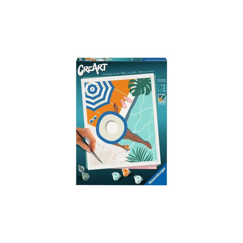 Ravensburger Creart - Tiempo De La Piscina, Pintura 25523