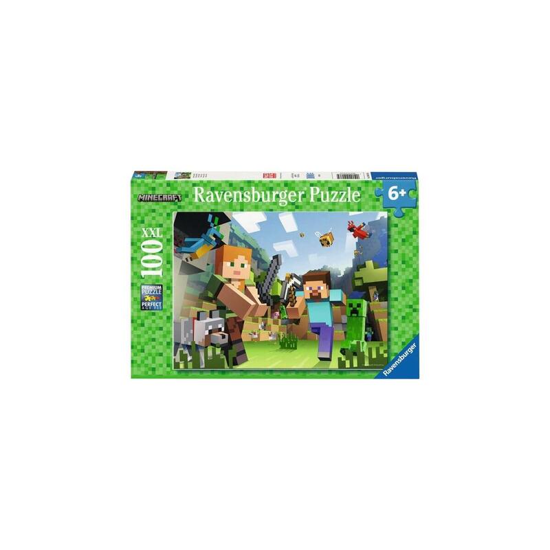 Ravensburg Children'S Puzzle Minecraft - Steve Y Alex 100 Piezas 12004176