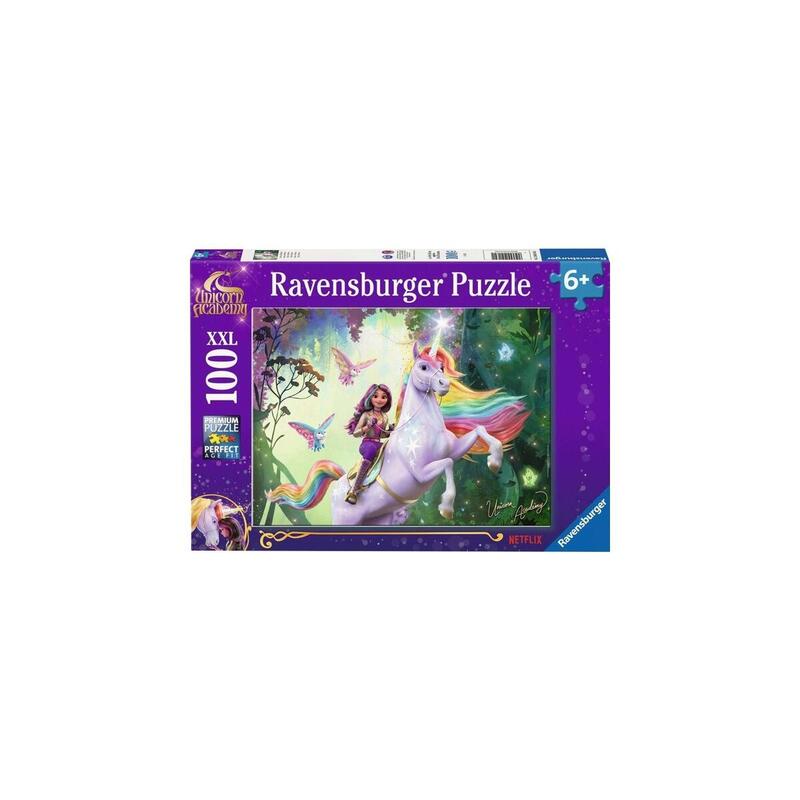 Ravensburger Kinder Puzzle Unicorn Academy - Sophia Y Wildstar 100 Partes 12004164