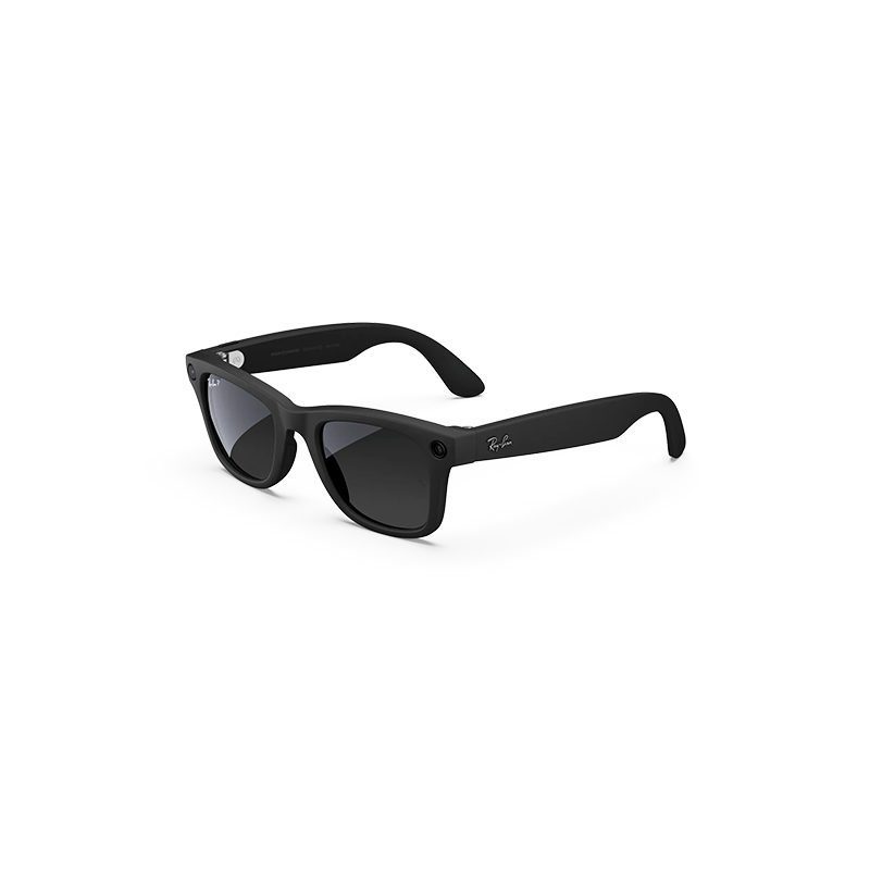 Ray-Ban Meta Wayfarer Gen1 Glasses With Ai - Matte Black/Polarized Gardient Graphite