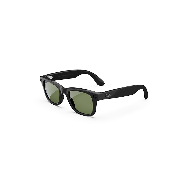 Ray-Ban Meta Wayfarer Gen1 Glasses With Ai - Shiny Black/Green G-15