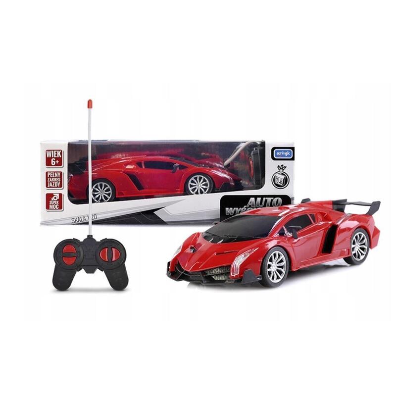 R/C Juguetes Coche De Carreras Para Niño Rojo
