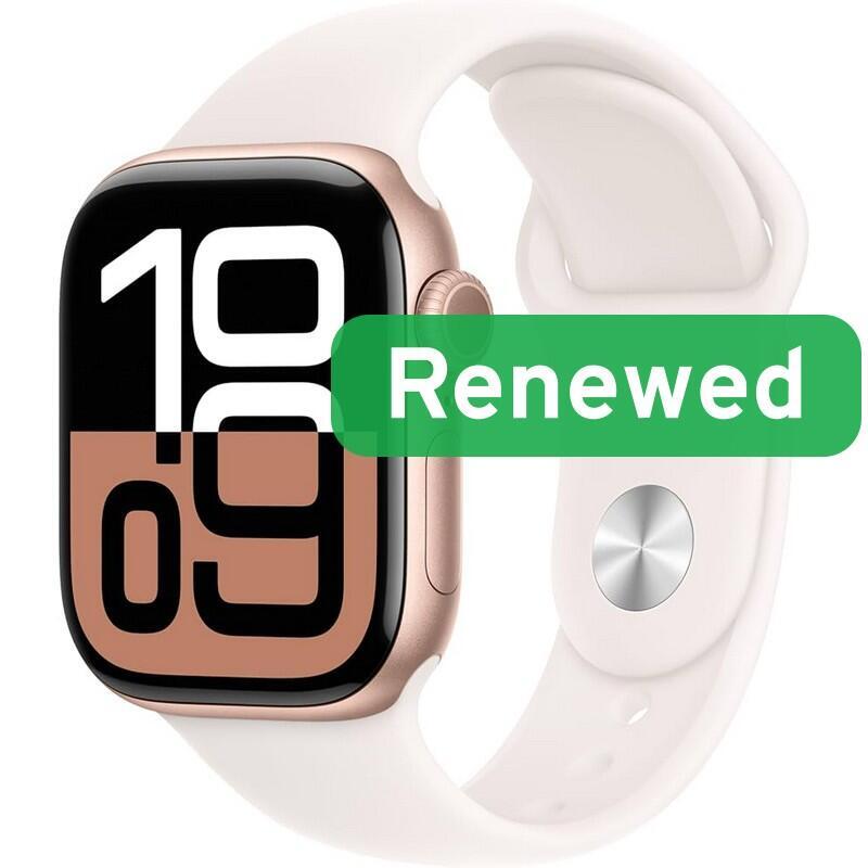Reacondicionado Apple Watch Series 10 Lte 42mm Retina Oled Ltpo Lte Rose Gold Watchos Grade A++