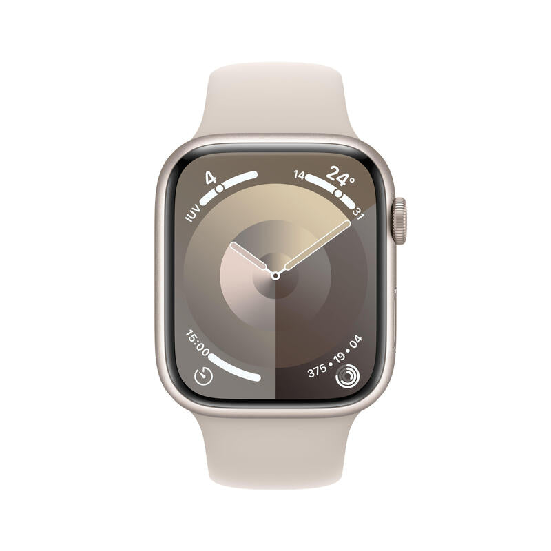 Reacondicionado Apple Watch Series 9 Blanco Estrella Correa Blanco Estrella S/M -1 Año Garantia