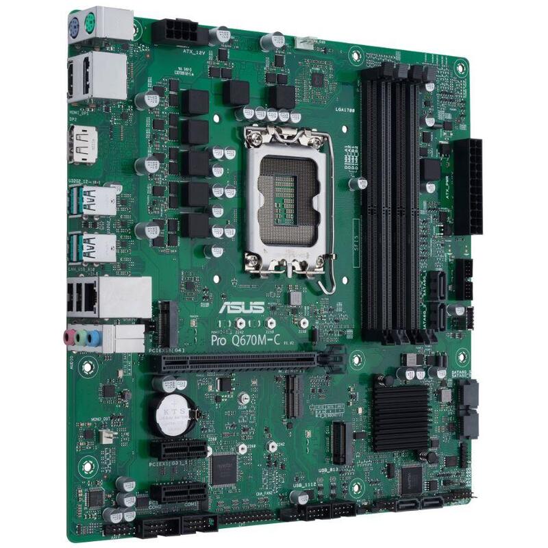 Reacondicionado Asus Placa Base Pro Q670m-C-Csm Micro-Atx Socket 1700 Ddr5-Only