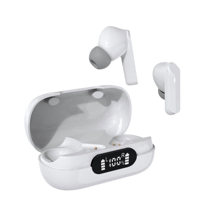 Reacondicionado Auricular Denver Twe-40 Bt Blanco Earpod
