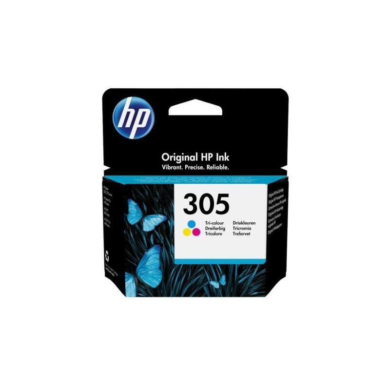 Reacondicionado Cartucho Original Hp 305 Tricolor - 3ym60ae Ml-2pag-100 - Embalaje Deteriorado