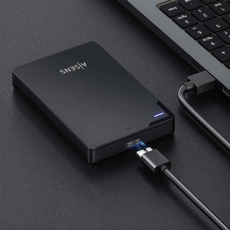 Reacondicionado Disco Duro Externo 320 Gb 2.5' Usb 3.1 Negro