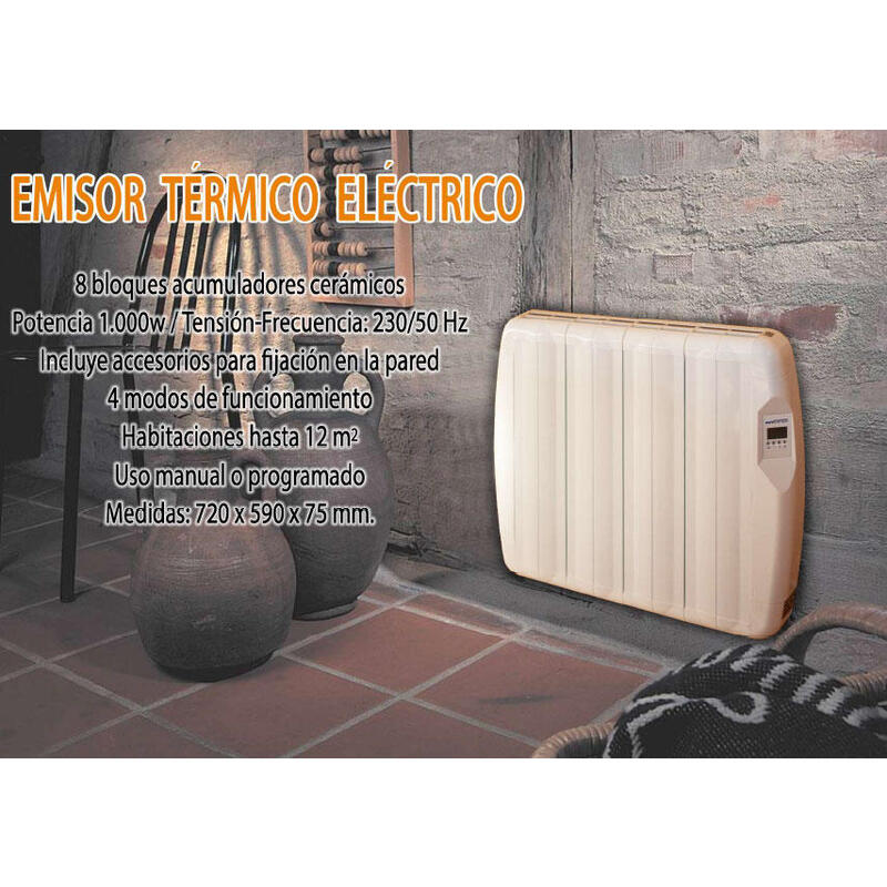 Reacondicionado Emisor Termico Digital 8 Elementos 1000w