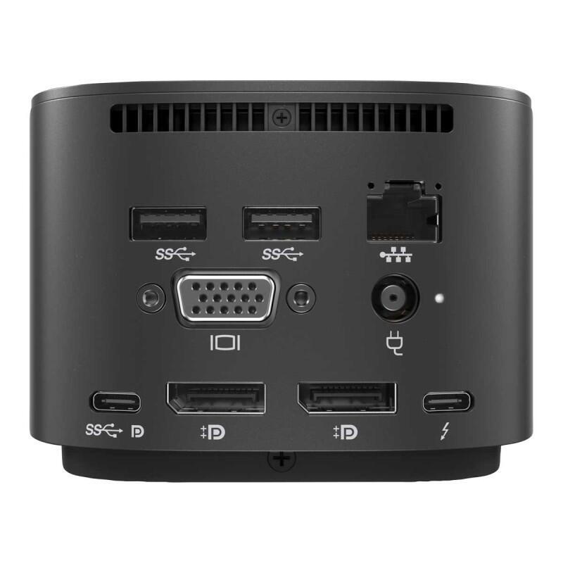 Reacondicionado Hp Thunderbolt Dock 230w G2 2xusb-C Vga 2xdp Rj45 2xusb3.0 Grado A 1año Garantia Hsn-Ix01