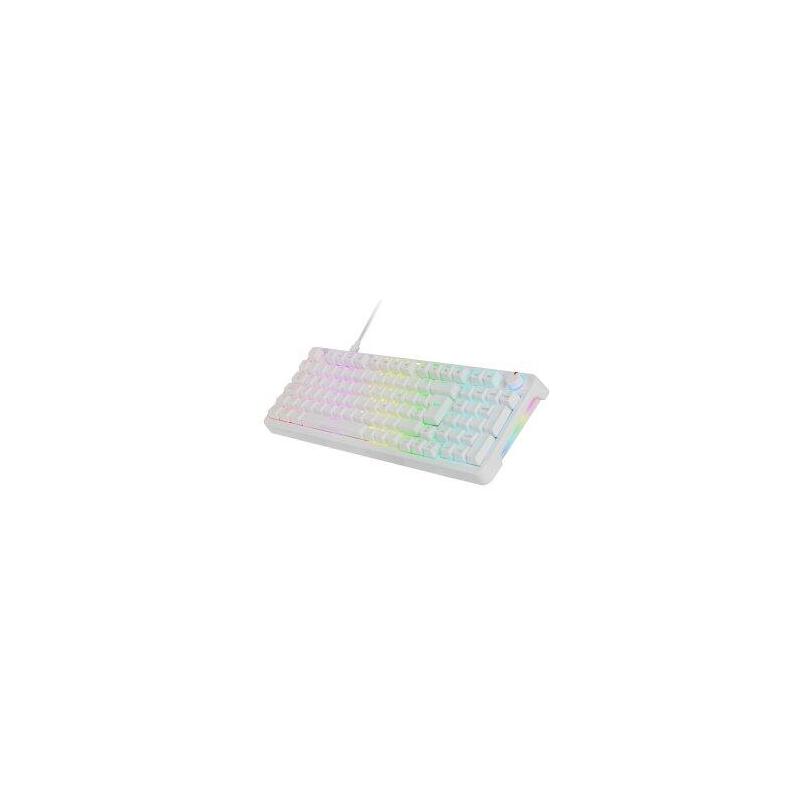 Reacondicionado - (Km0) Teclado Mars Gaming Mkprobes Mecanico Rgb Snk Azul Negro Rueda De Control Color Blanco Cash30
