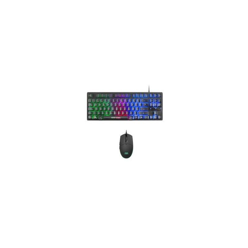 Reacondicionado - (Km0) Teclado Y Mouse Mars Gaming Mcptkl Teclado De Formato Reducido Tkl Rgb Brathing & Flow Mouse 3