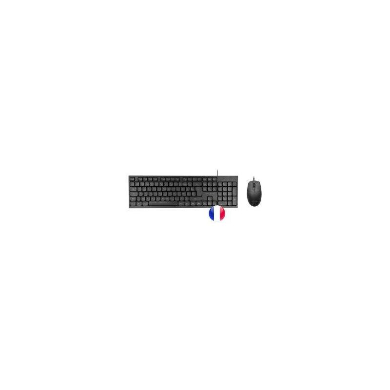 Reacondicionado - (Km0) Teclado Y Mouse Tacens Anima Acp02fr Teclado Usb Y Mouse Usb 1600dpi Color Negro Frances Cash3