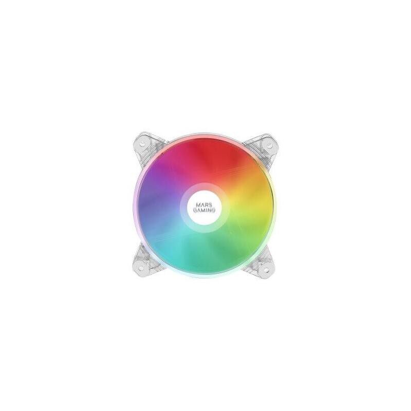 Reacondicionado (Km0) Ventilador Interno Mars Gaming Mfd Transparente 12x12cm Iluminacion Dual Chroma Rgb Ultra Sile