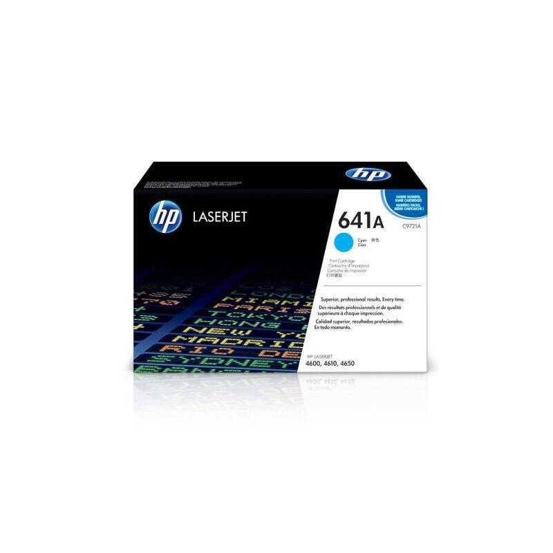 Reacondicionado Toner Original Hp 641a Cian - C9721a-Ref Embalaje Deteriorado Pag-8000