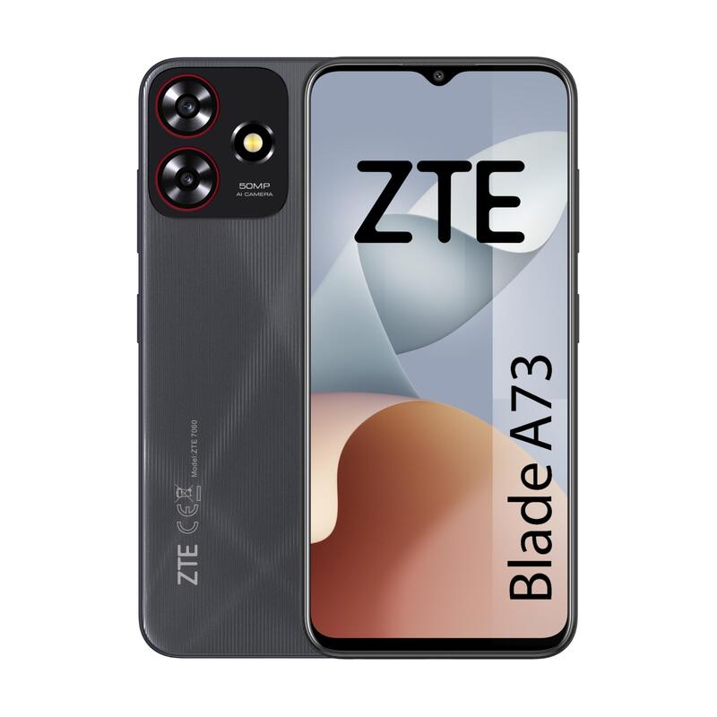 Reacondicionado Zte Blade A73 4+128 Gris 6.52 5g - Reacondicionado