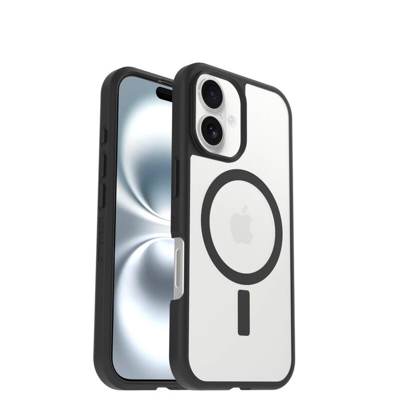 React Mags Iphone 16 Clear/Black