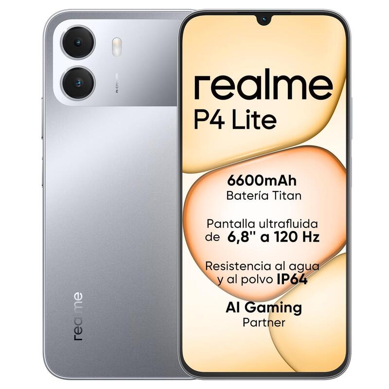 Realme P4 Lite 4g Dual Sim 4gb Ram 128gb - Grey