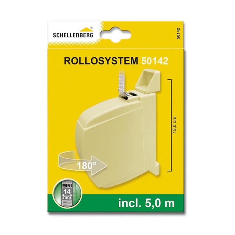 Recogedor De Persiana Mini Con Cinta De 5m Beige Schellenberg