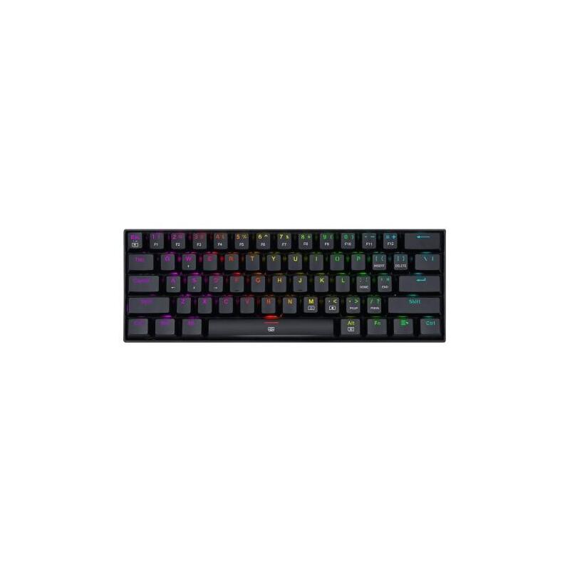 Redragon Dragonborn Teclado Mecánico Gaming Switch Rojo Rgb Negro Layout Usa