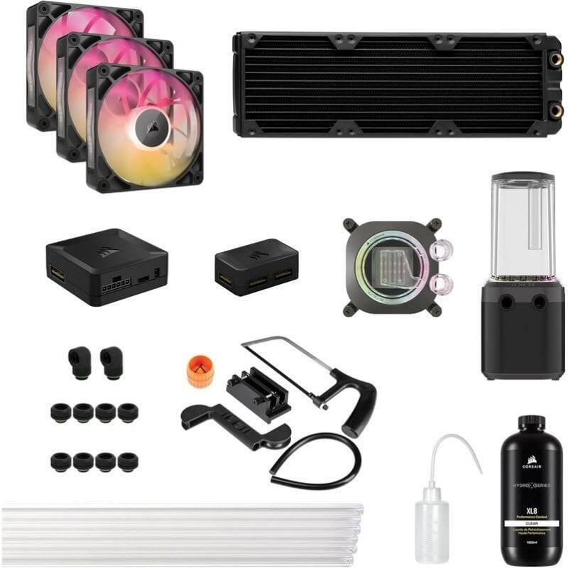 Refrigeración Líquida Corsair Icue Link Xh505i Rx360 360mm 3 Ventiladores Rgb Depósito Elite