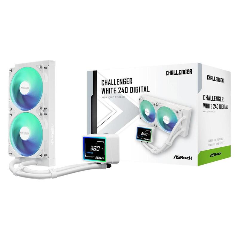 Refrigeración Líquida Cpu Asrock Challenger Blanco 240 Digital 90-Acla24-Waaga6
