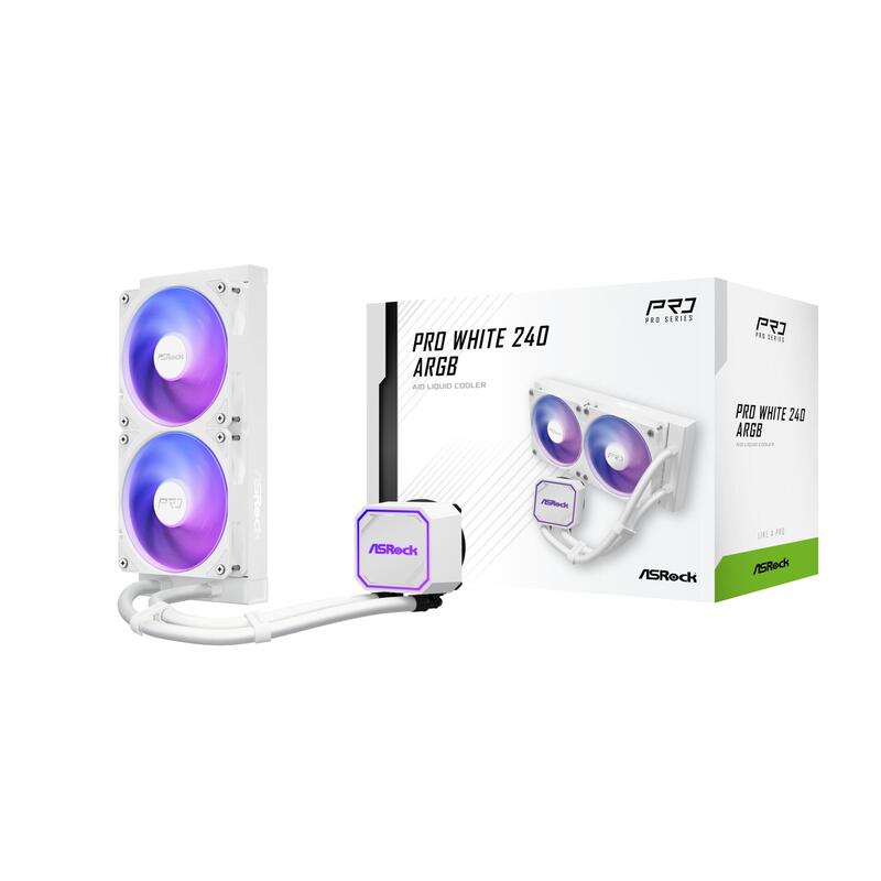 Refrigeracion Liquida Cpu Asrock Pro 240 Argb White