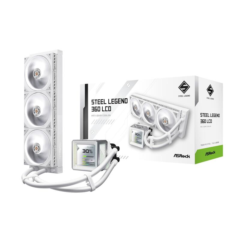Refrigeracion Liquida Cpu Asrock Steel Legend 360 Lcd (90-Asla36-Waaga5)