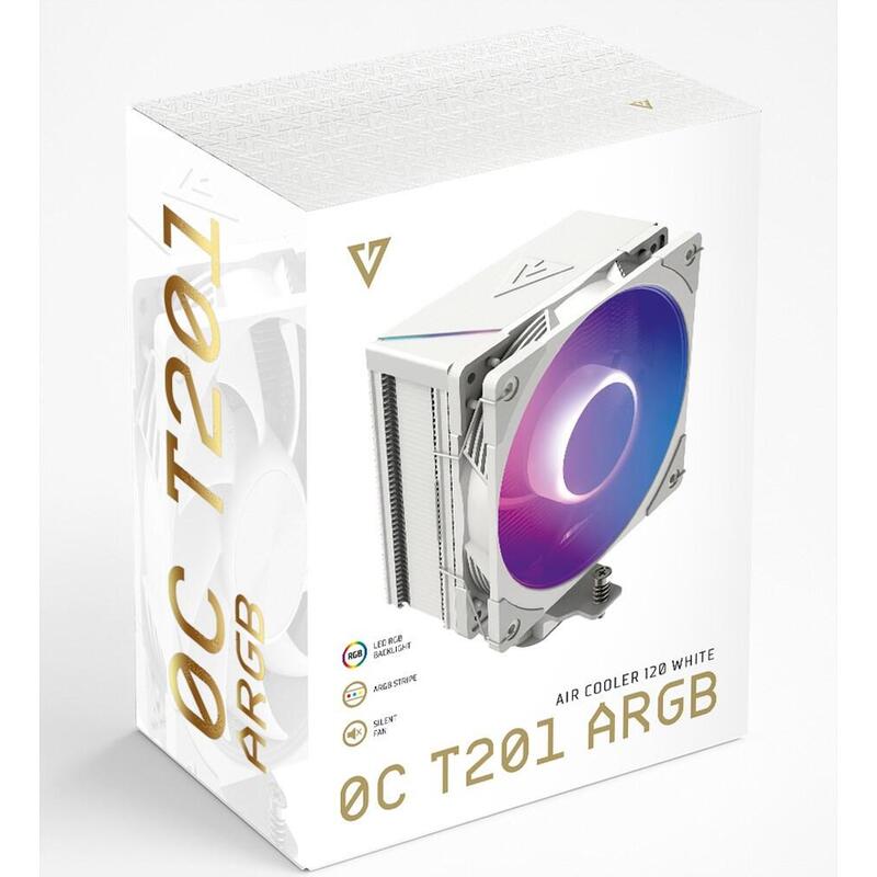 Refrigerador De Aire Cpu Modecom Volcano 0c T201 Argb 12 Cm Blanco