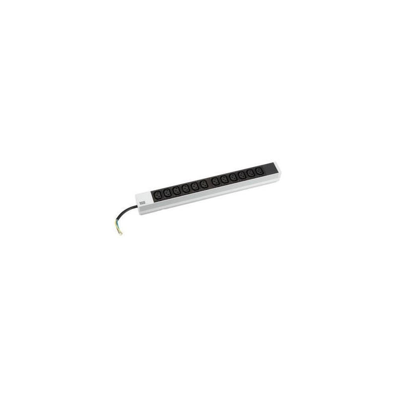 Regleta Bachmann 19 "Alu 1u, 12 Vías C13, Sin Línea De Alimentación E Interruptor
