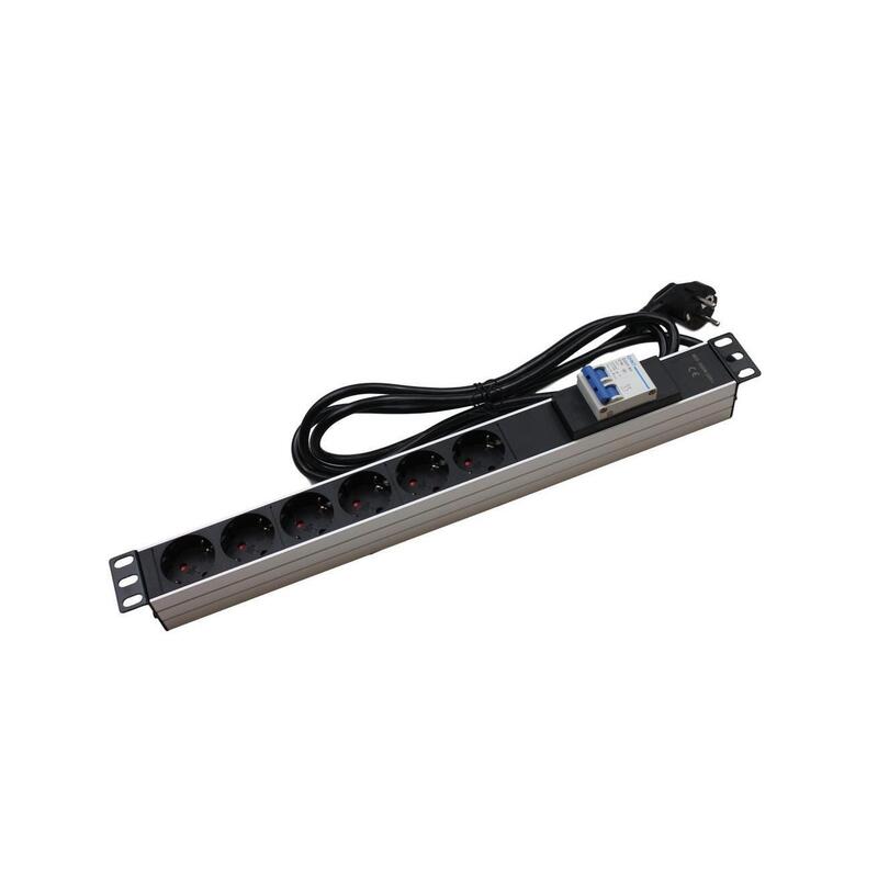 Regleta De Alimentaci¢N De 19" De 6 Tomas Con