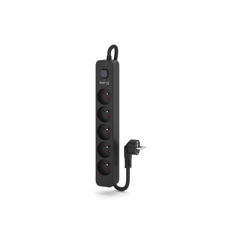 Regleta Kerg Con Disyuntor-5 Tomas 16a 5m