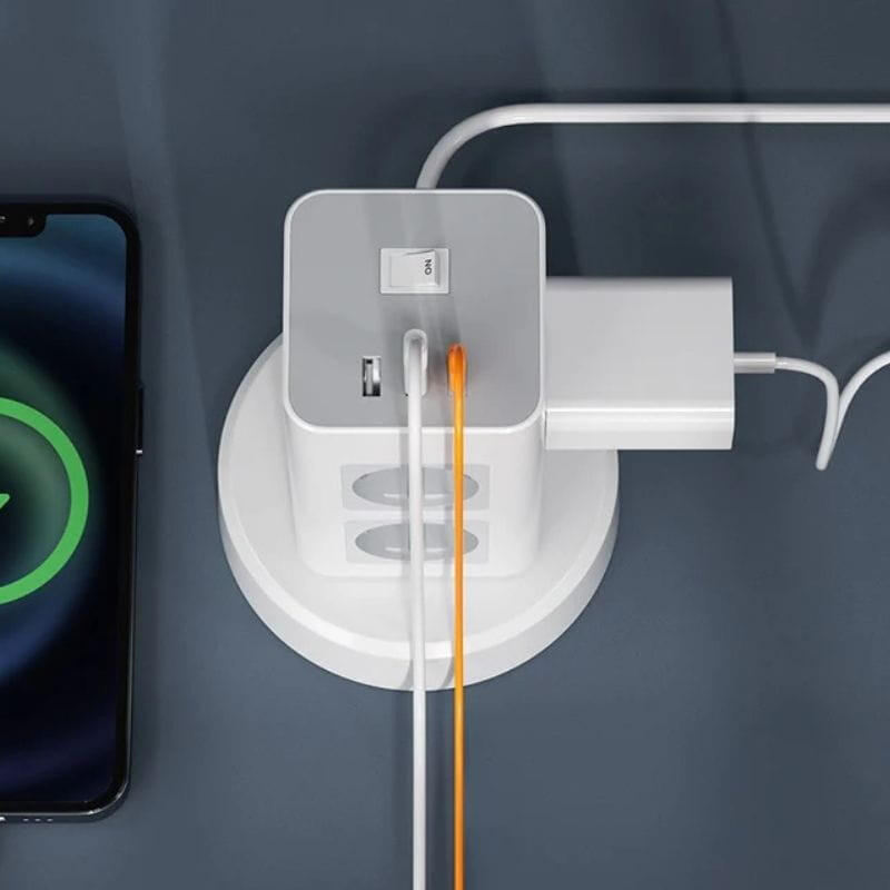 Tessan Tps03rx-De-C 8 Tomas Ca + 2 Usb-A + 1 Usb-C