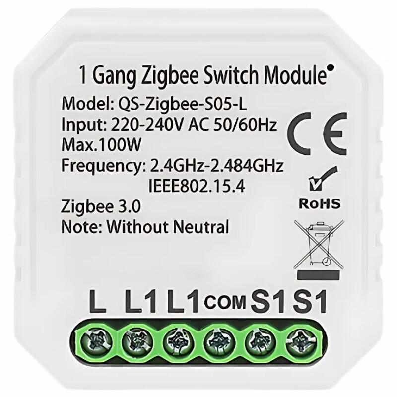 Relé S05 Zigbee Tuya Smart
