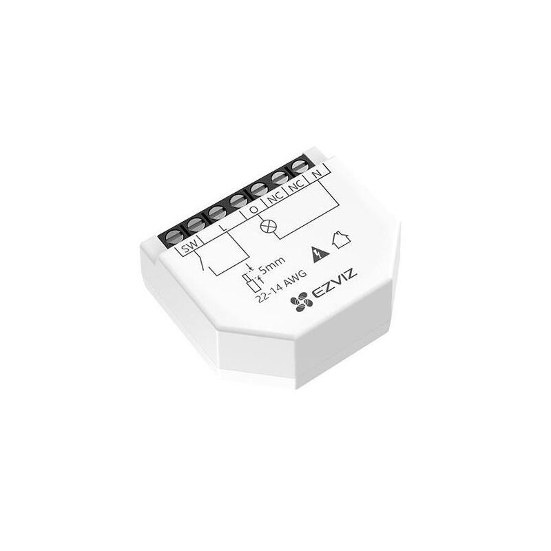 Relé Wifi Inteligente Color Blanco Control Inalámbrico De Iluminación