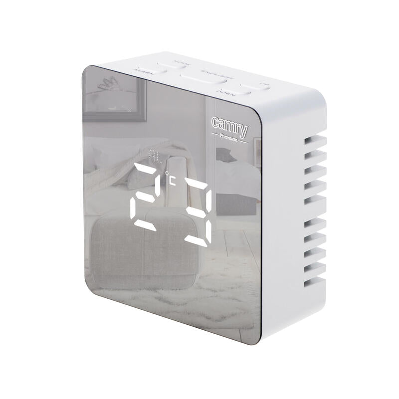 Reloj Alarma Camry Cr 1150w, Blanco