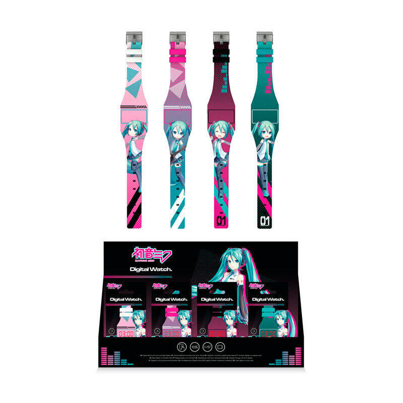 Reloj Digital Pack De 16 Unidades Hatsune Miku Surtido